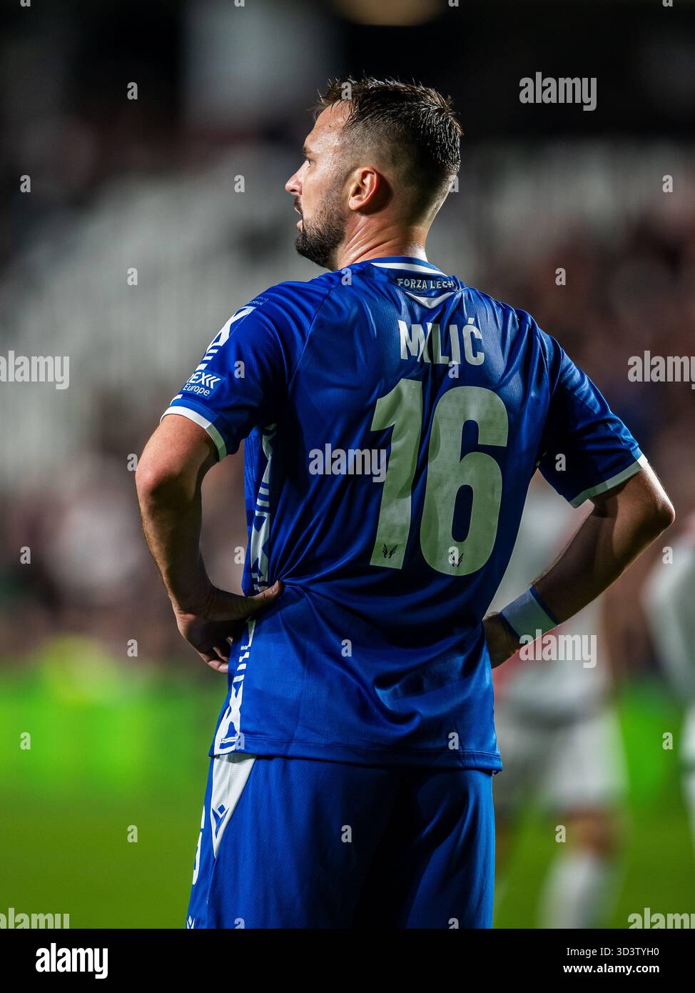 Espagne, Madrid, Estadio de Vallecas. 06 novembre 2025. MADRID, ESPAGNE - 06 NOVEMBRE : Antonio Milic du KKS Lech Poznan lors du match de l'UEFA Conference League 2025/26 entre le Rayo Vallecano de Madrid et le KKS Lech Poznan à l'Estadio de Vallecas le 06 novembre 2025 à Madrid, Espagne. ( Credit : Gonzales photo/Alamy Live News Banque D'Images