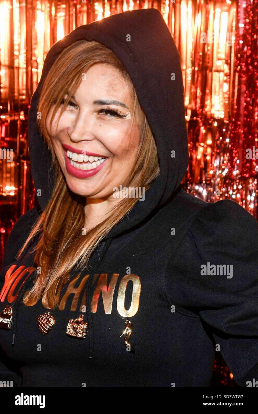 abb/Abrechnung- Patricia Bianco zu Gast beim exklusiven Vorab-Screenings der neuen Pro Sieben Reality-Show Die Abrechnung - Der Promi-Showdown im Festsaal Kreuzberg Berlin AM 04.11.2025in Berlin Berlin Deutschland *** abb Abrechnung Patricia Bianco 2025 Banque D'Images