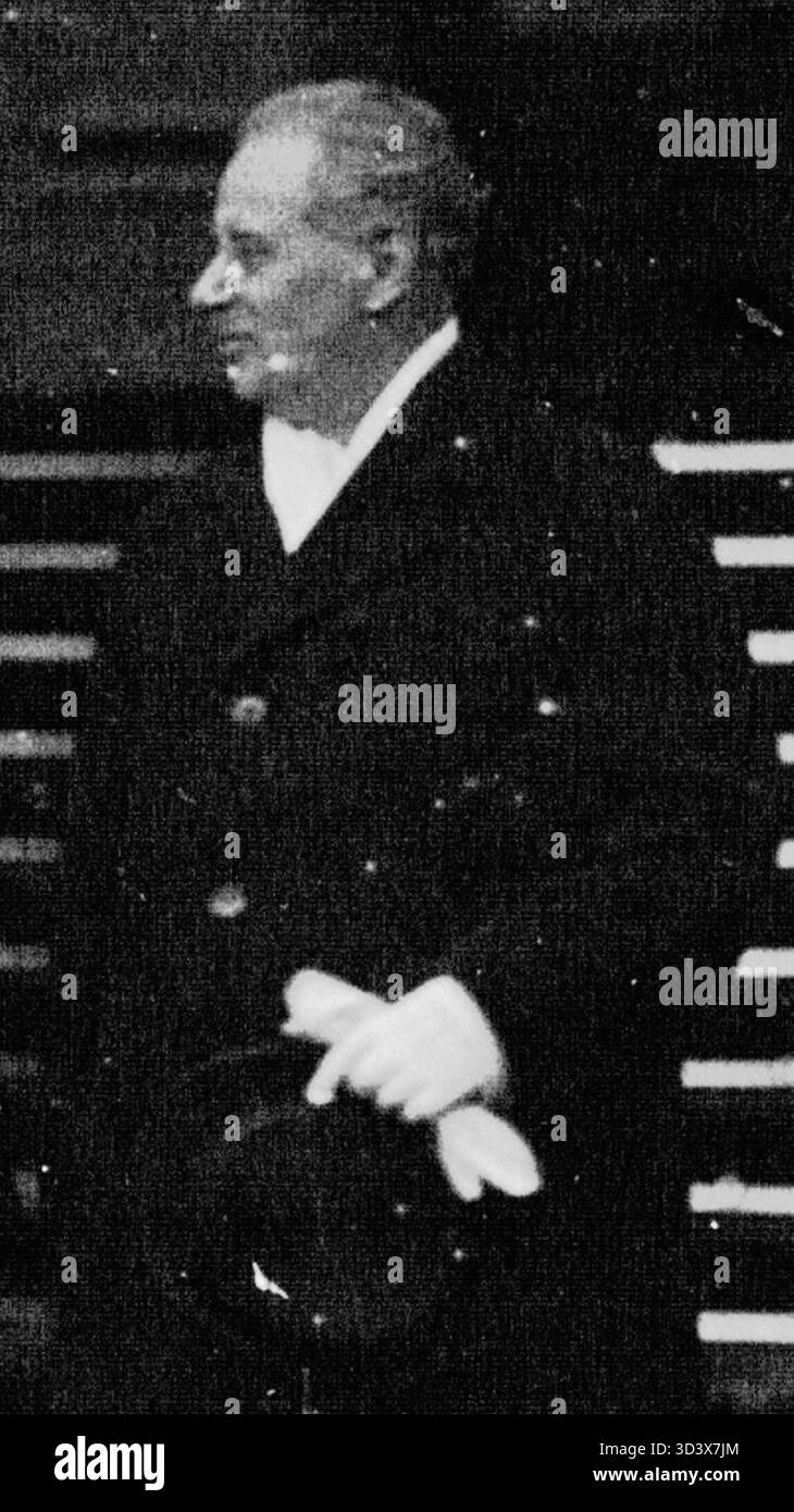 Cette image de 1934 montre M. Potiemkine présentant ses lettres de créance à M. Lebrun, un échange diplomatique important dans la période précédant la première Guerre mondiale Banque D'Images