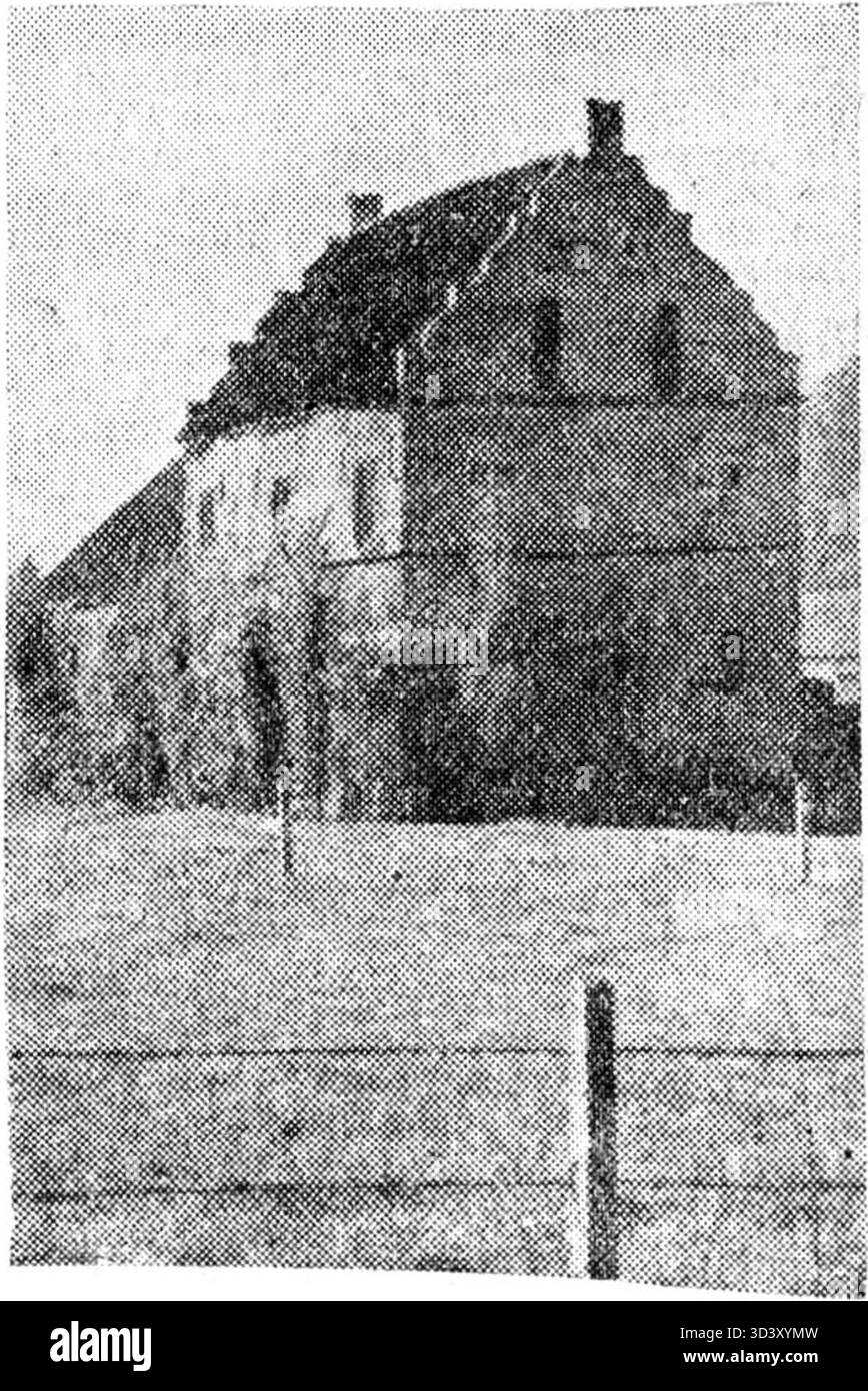 Un article de l'édition du 24 décembre 1937 du Limburger Koerier, traitant de 'Het huis Westering' dans le Limbourg, pays-Bas, mettant en lumière l'architecture et l'histoire régionales. Banque D'Images