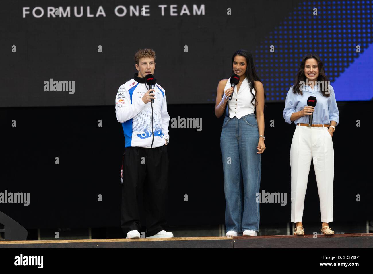 Liam Lawson lors de la formule 1 MSC Cruises Grande Premio de Sao Paulo 2025 le 7 novembre 2025, Sao Paulo, Brésil Banque D'Images