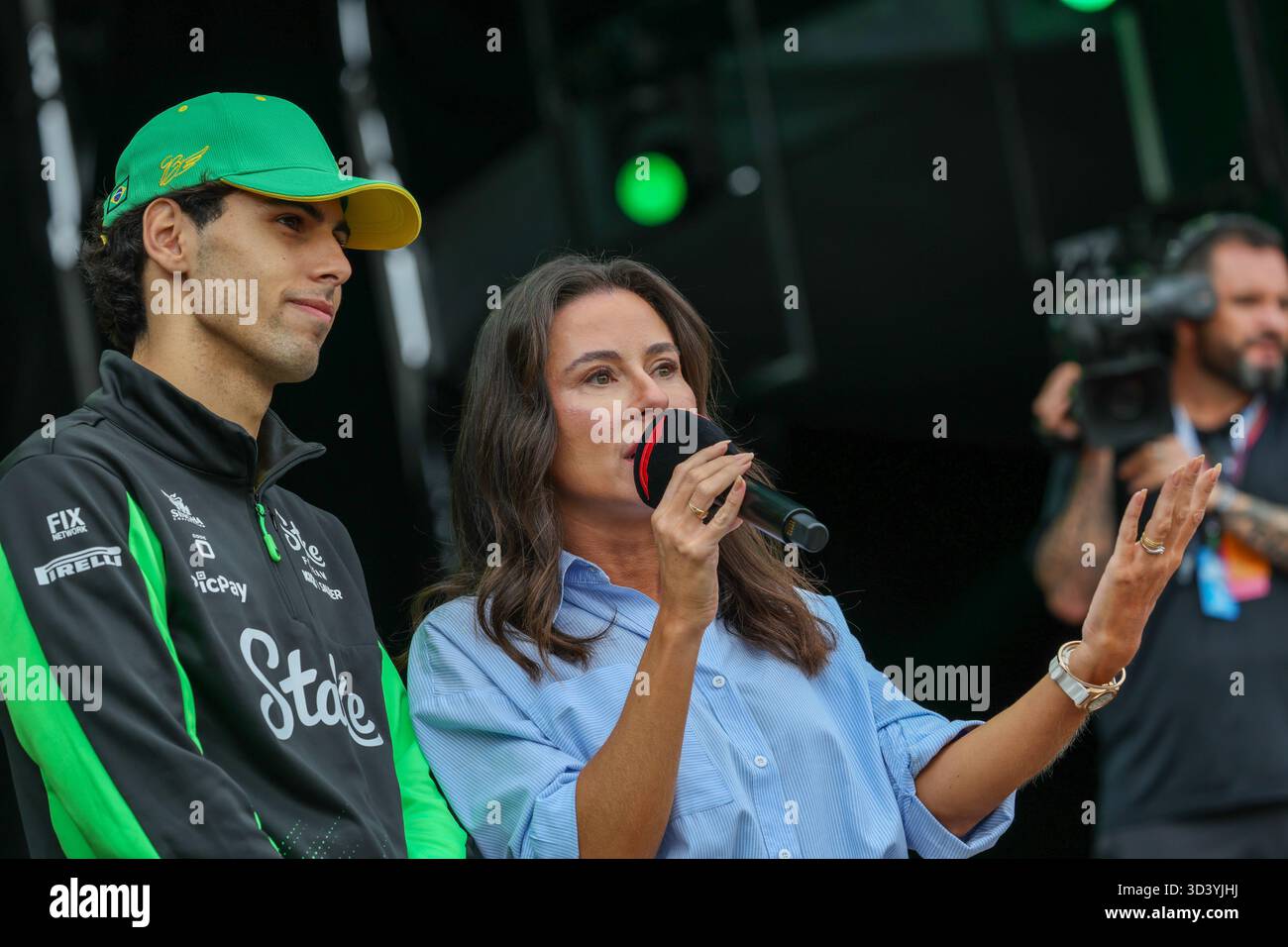 Gabriel Bortoleto lors de la formule 1 MSC Cruises Grande Premio de Sao Paulo 2025 le 7 novembre 2025, Sao Paulo, Brésil Banque D'Images