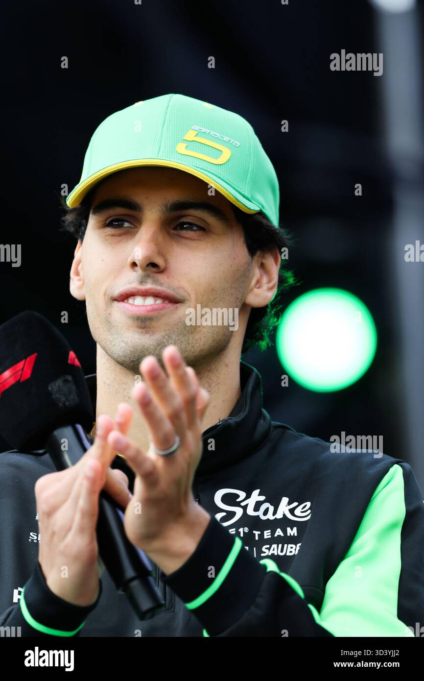 Gabriel Bortoleto lors de la formule 1 MSC Cruises Grande Premio de Sao Paulo 2025 le 7 novembre 2025, Sao Paulo, Brésil Banque D'Images