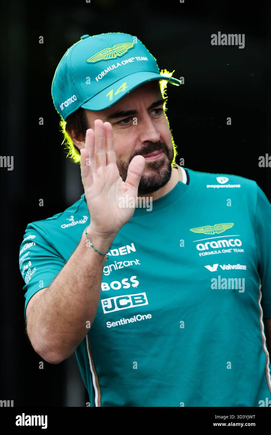 Fernando Alonso lors de la formule 1 MSC Cruises Grande Premio de Sao Paulo 2025 le 7 novembre 2025, Sao Paulo, Brésil Banque D'Images