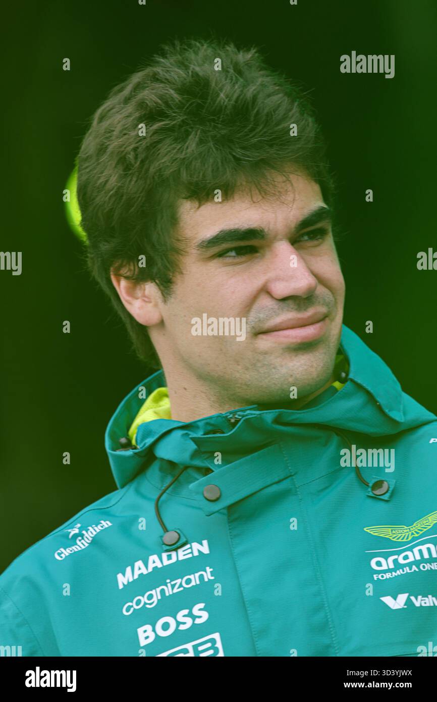 Lance se promener pendant la formule 1 MSC Cruises Grande Premio de Sao Paulo 2025 le 7 novembre 2025, Sao Paulo, Brésil Banque D'Images