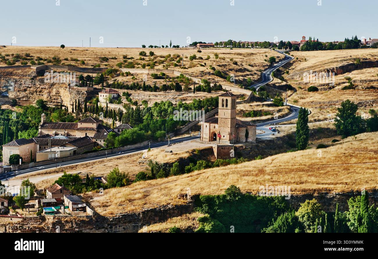 Paysage de Ségovie, Espagne, Europe Banque D'Images