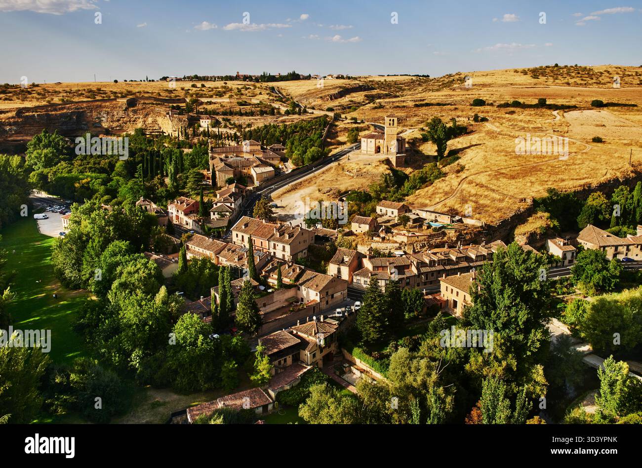 Paysage de Ségovie, Espagne, Europe Banque D'Images