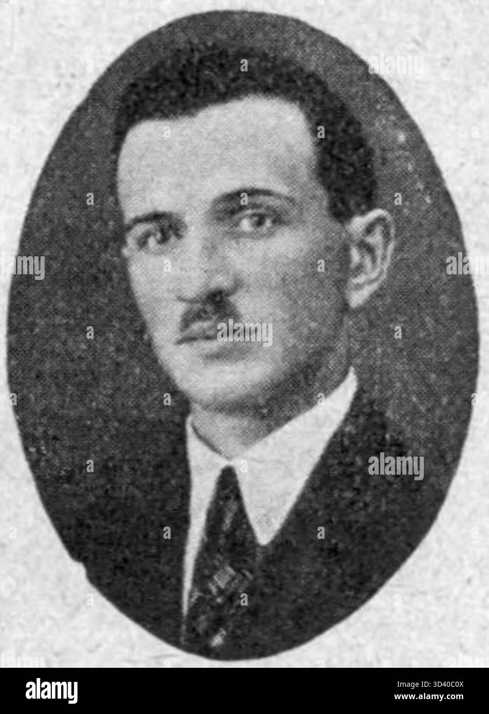 Wiktor Wysoczanski (1900-1940) était une importante figure polonaise active avant 1928. Ses contributions au cours de cette période ont eu un impact sur la culture, la société et le développement intellectuel polonais. La vie et l’héritage de Wysoczanski sont reconnus comme faisant partie de la mémoire historique de la Pologne. Banque D'Images