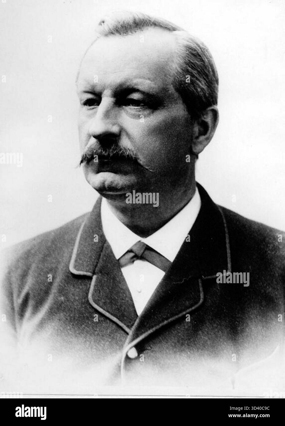 Ce portrait, réalisé entre 1880 et 1890, représente Frederik van Citters, ancien maire de Delfshaven de 1879 à 1885, puis conseiller municipal de Rotterdam jusqu'en 1910. L'œuvre fait partie de la collection Portraits. Banque D'Images