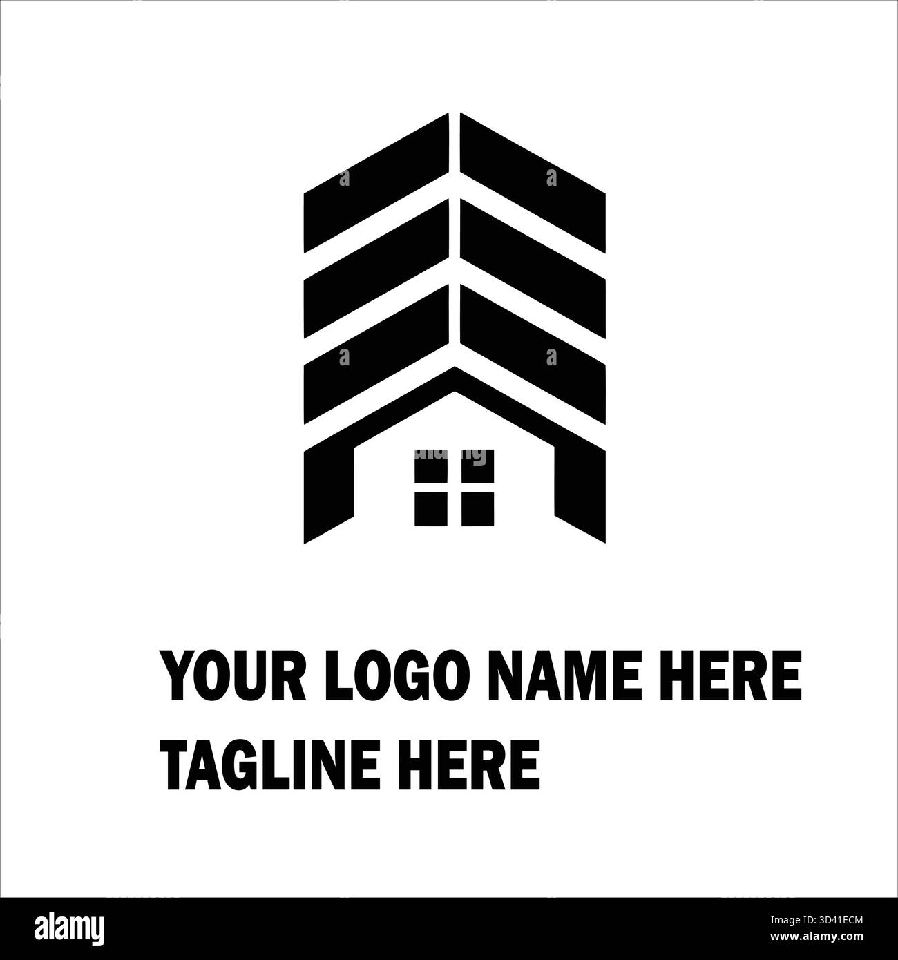 Les rêves immobiliers modernes deviennent réalité - des maisons élégantes, une architecture élégante et des emplacements de choix conçus pour une vie de luxe et des investissements intelligents Illustration de Vecteur