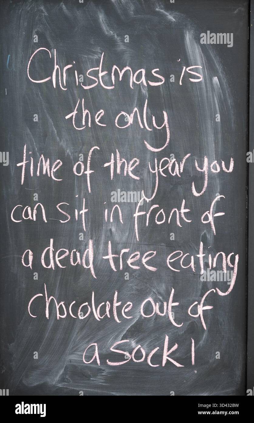 Des choses que vous ne faites qu'à Noël Banque D'Images