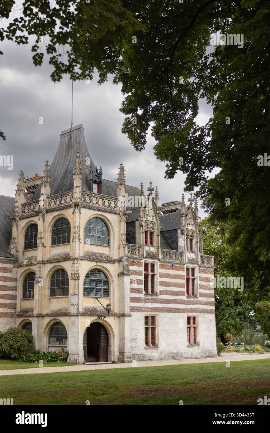 XVIe siècle Château d'Etelan en Normandie, France Banque D'Images