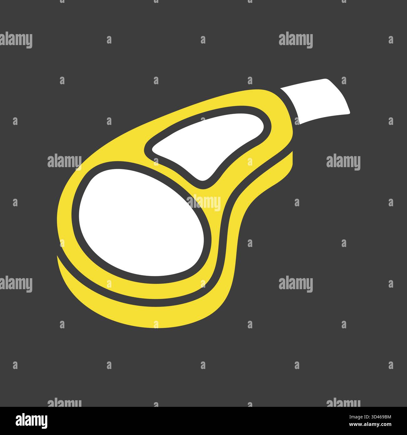 Icône de glyphe noir solide d'une côtelette d'agneau cru avec os, idéal pour les boucheries, les menus ou les applications de livraison de nourriture. Illustration de Vecteur