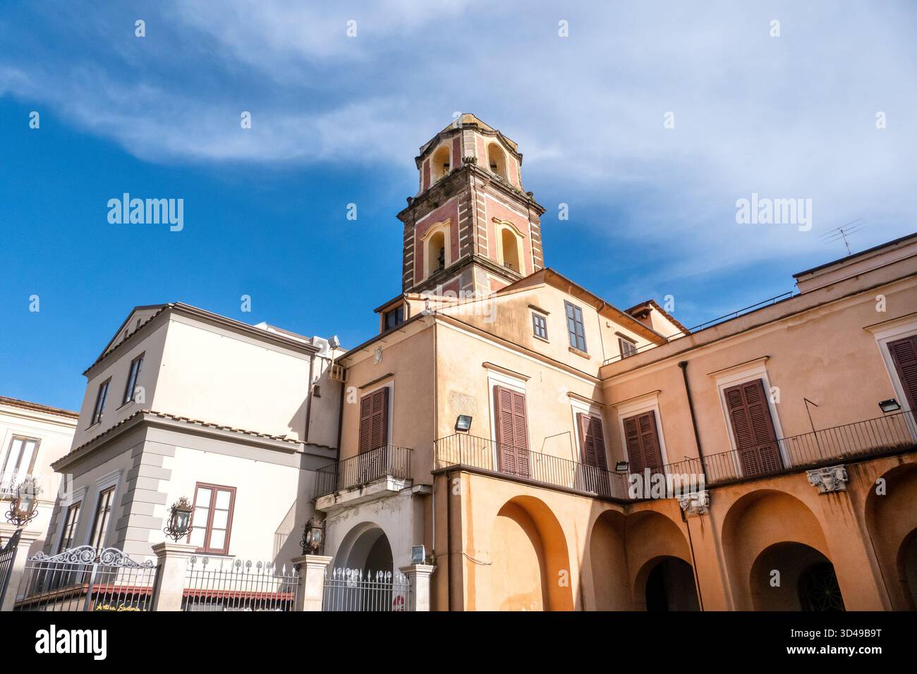Cathédrale de St Philip & James Sorrento sur la côte amalfitaine la baie de Napes Italie Banque D'Images