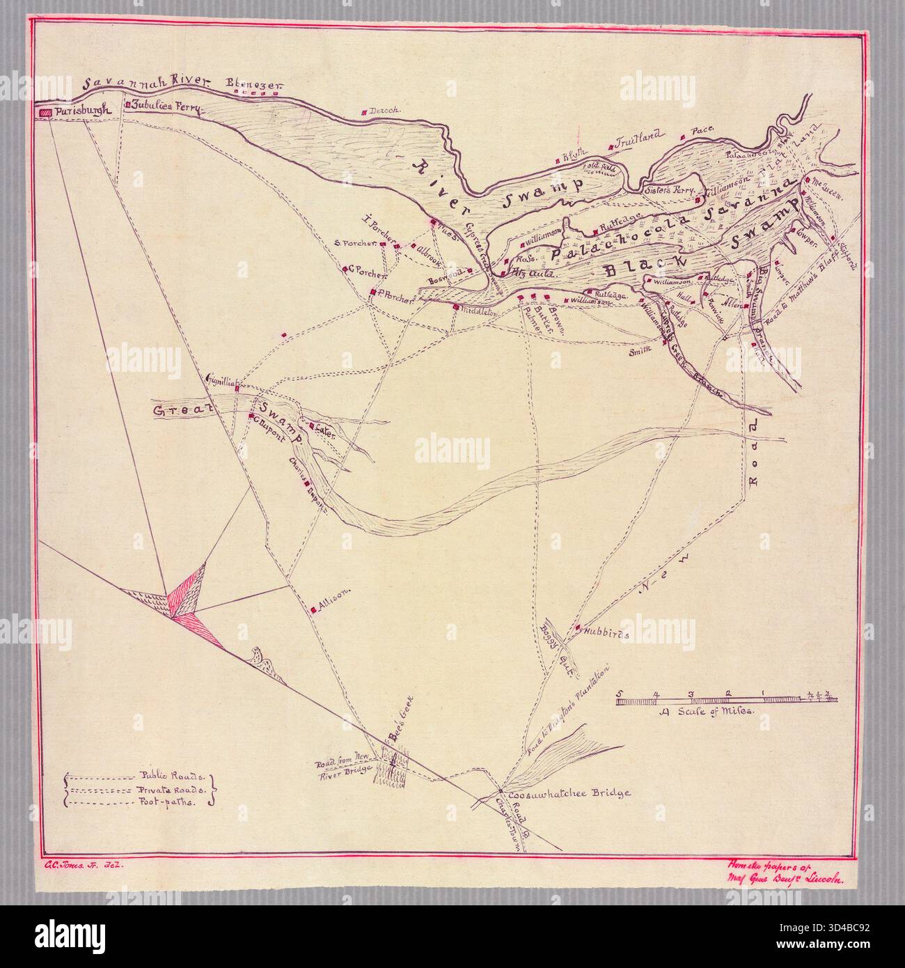 Il s'agit d'une reproduction améliorée et restaurée d'une carte qui aurait été produite vers 1885, dessinée par C. C. Jones, qui était une copie d'une carte originale parmi les papiers du général Benjamin Lincoln. La carte concerne une bataille de la Révolution américaine. J'ai sélectionné des images anciennes intéressantes pour la restauration numérique, la réparation et l'édition. Les images ont été ajustées et éclaircies pour les rendre adaptées à l'affichage et à d'autres fins. L'image résultante fait ressortir de nombreux détails, ce qui rend cet article idéal pour l'art mural et comme pièce de conversation. Banque D'Images