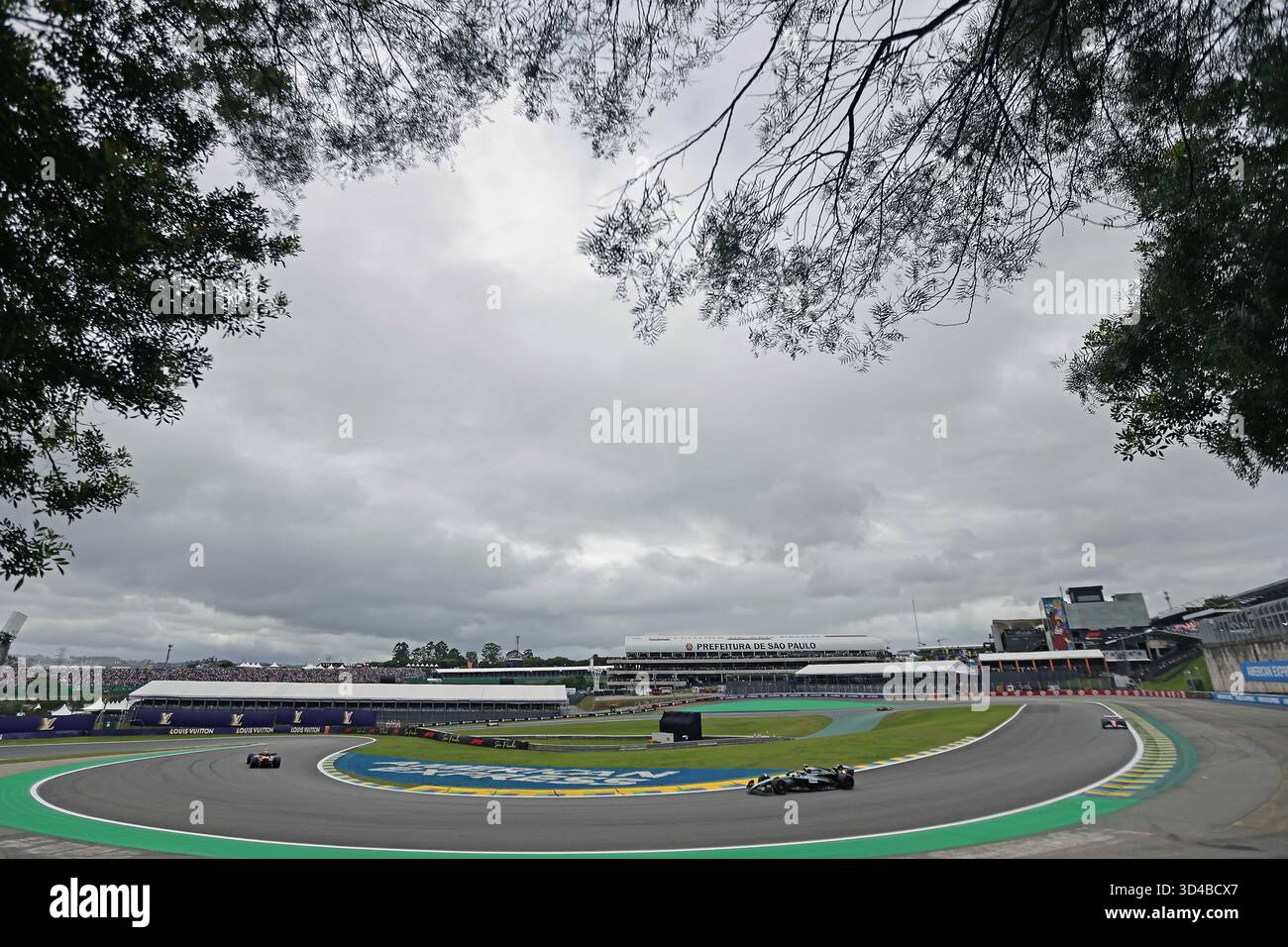 Sao Paulo, Brésil. 9 novembre 2025. Kimi Antonelli (ITA) Mercedes AMG Petronas F1 Team W16 lors du Grand Prix de F1 du Brésil à Autodromo Jose Carlos Pace le 09 novembre 2025 à Sao Paulo, Brésil. Photo : Heuler Andrey/DiaEsportivo/Alamy Live News crédit : DiaEsportivo/Alamy Live News Banque D'Images