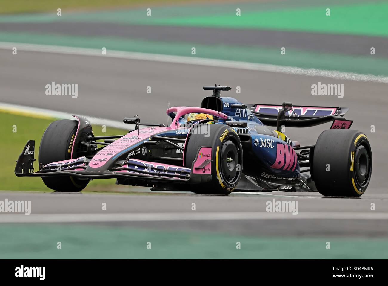 Sao Paulo, Brésil. 9 novembre 2025. Pierre Gasly (FRA) BWT Alpine F1 Team A525 Renault lors du Grand Prix de F1 du Brésil à Autodromo Jose Carlos Pace le 09 novembre 2025 à Sao Paulo, Brésil. Photo : Heuler Andrey/DiaEsportivo/Alamy Live News crédit : DiaEsportivo/Alamy Live News Banque D'Images