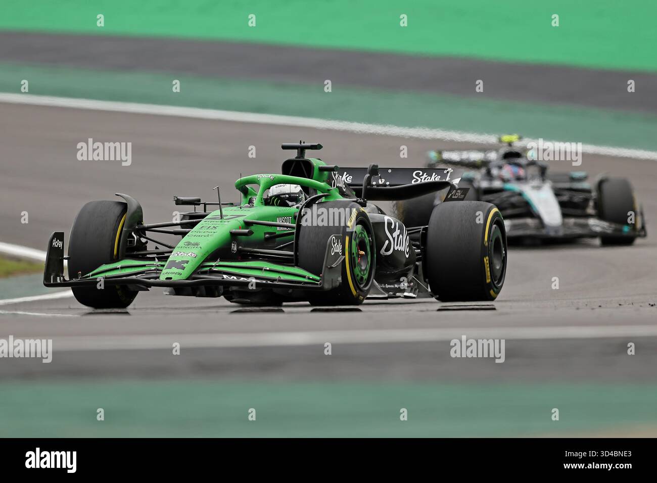 Sao Paulo, Brésil. 9 novembre 2025. Nico Hulkenberg (GER) pioche F1 Team Kick Sauber C45 Ferrari lors du Grand Prix de F1 du Brésil à Autodromo Jose Carlos Pace le 09 novembre 2025 à Sao Paulo, Brésil. Photo : Heuler Andrey/DiaEsportivo/Alamy Live News crédit : DiaEsportivo/Alamy Live News Banque D'Images