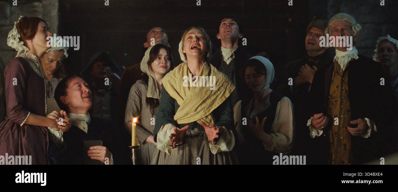 DATE DE SORTIE : 25 décembre 2025 TITRE : The Testament of Ann Lee STUDIO : Searchlight Pictures RÉALISATEUR : Mona Fastvold INTRIGUE : Ann Lee, la fondatrice du mouvement Shaker, proclamée Christ féminin par ses disciples. Dépeint son établissement d'une société utopique et le culte des Shakers à travers le chant et la danse, basé sur des événements réels. EN VEDETTE : DE GAUCHE À DROITE : STACY MARTIN, SCOTT HANDY, VIOLA PRETTEJOHN, LEWIS PULLMAN, AMANDA SEYFRIED, MATTHEW BEARD ET THOMASIN MCKENZIE. UTILISATION ÉDITORIALE UNIQUEMENT ! Non destiné à UN USAGE commercial ! Banque D'Images