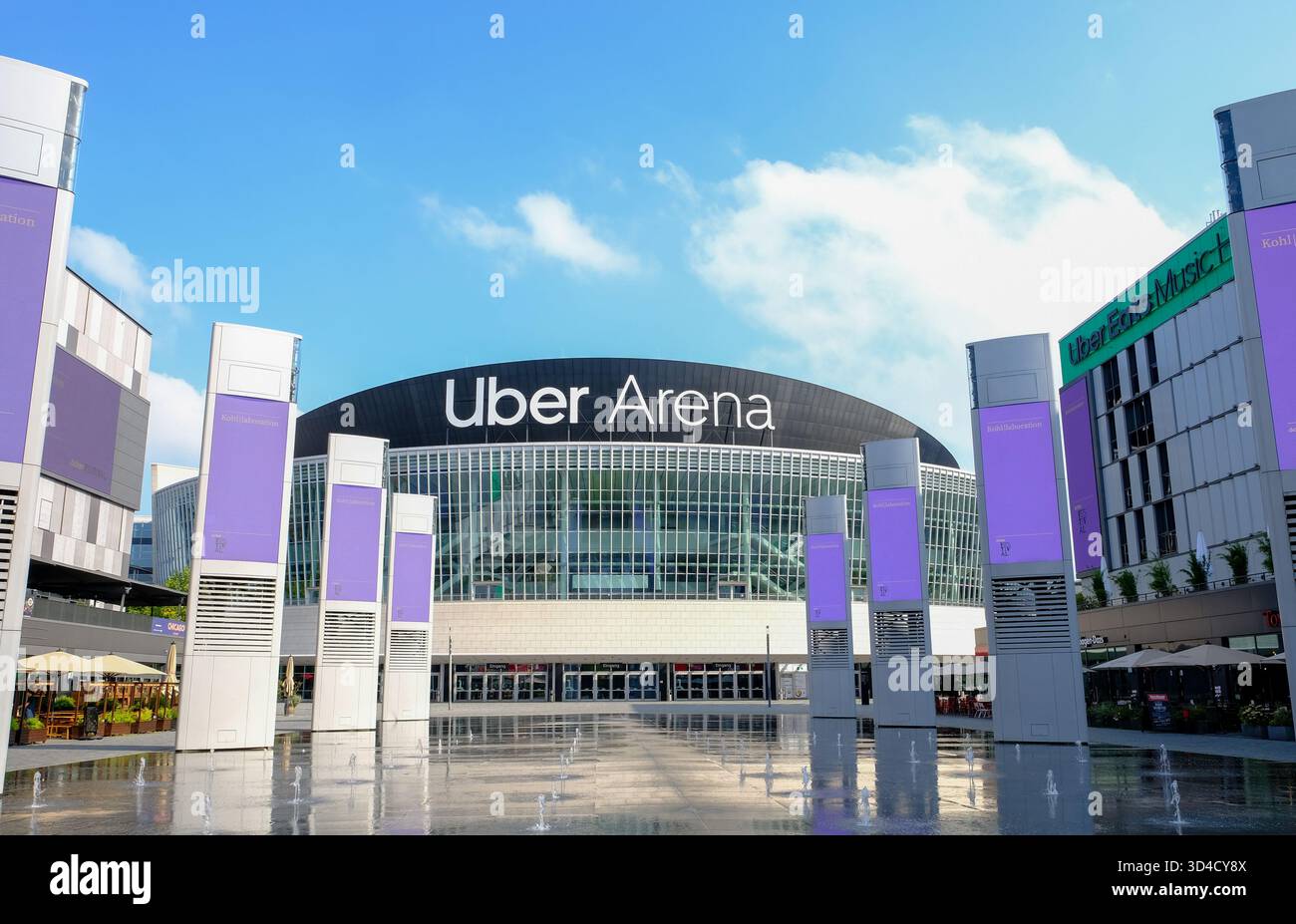 Uber Arena, Friedrichshain, Berlin, Allemagne Banque D'Images