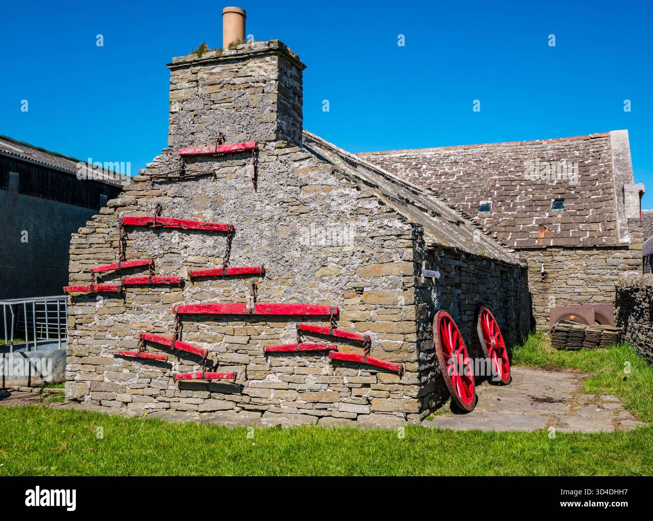 The Bothy Museum, Holland Farm, Papa Westray, Orcades, Écosse, ROYAUME-UNI Banque D'Images
