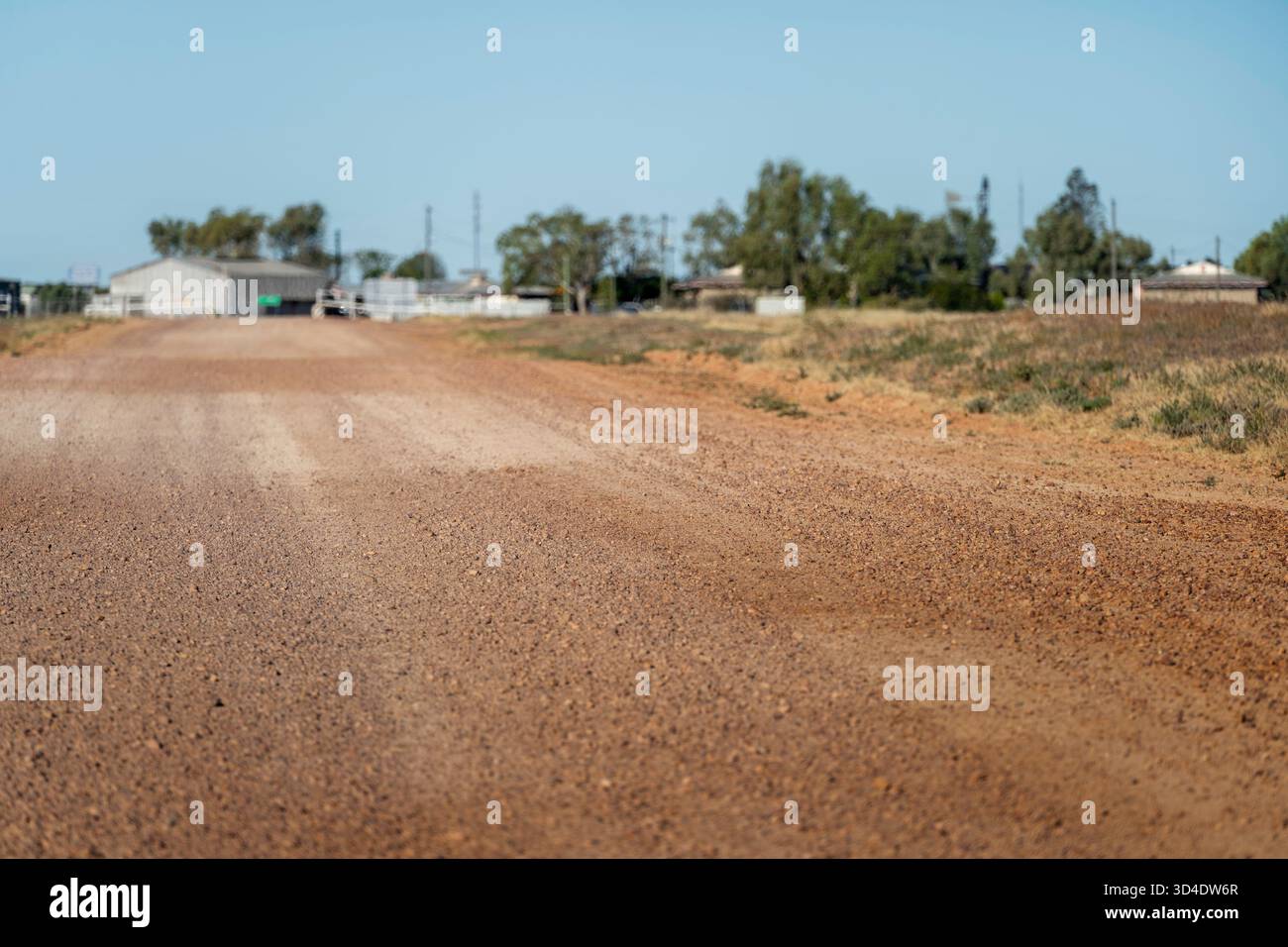 Route non goudronnée menant à Stonehenge, Queensland, Australie Banque D'Images