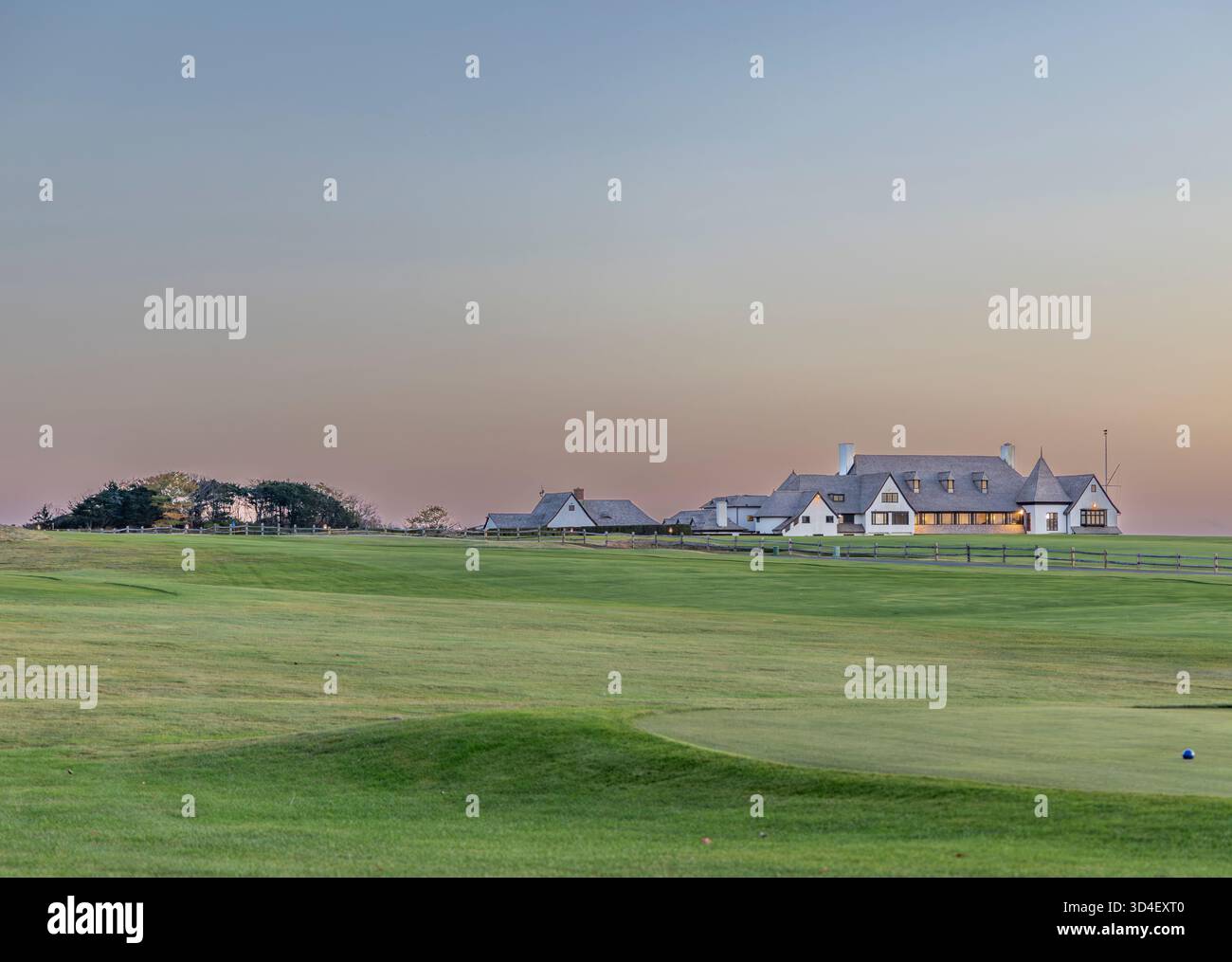 Paysage de fin de journée du club de golf Maidstone Banque D'Images