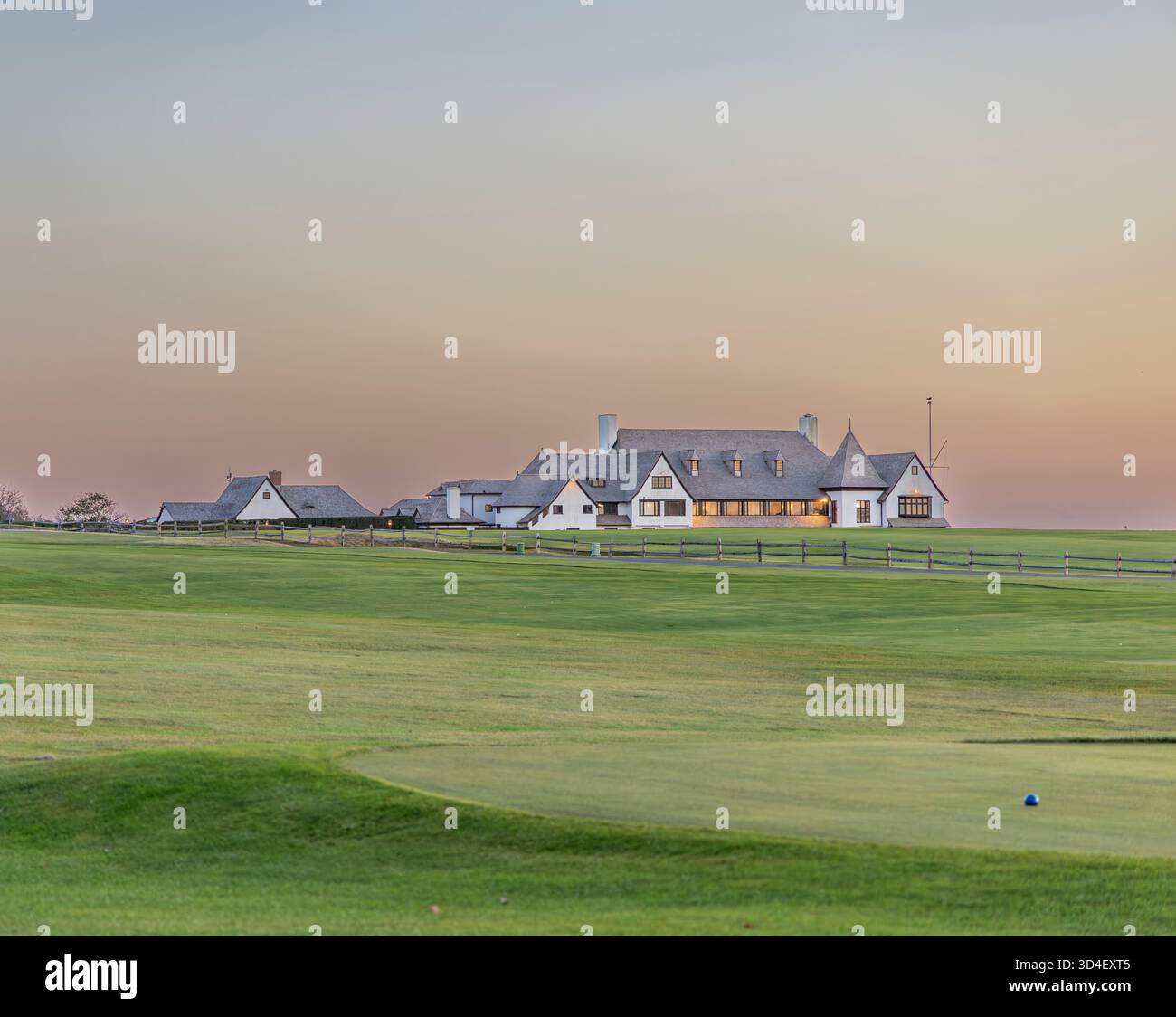 Paysage de fin de journée du club de golf Maidstone Banque D'Images