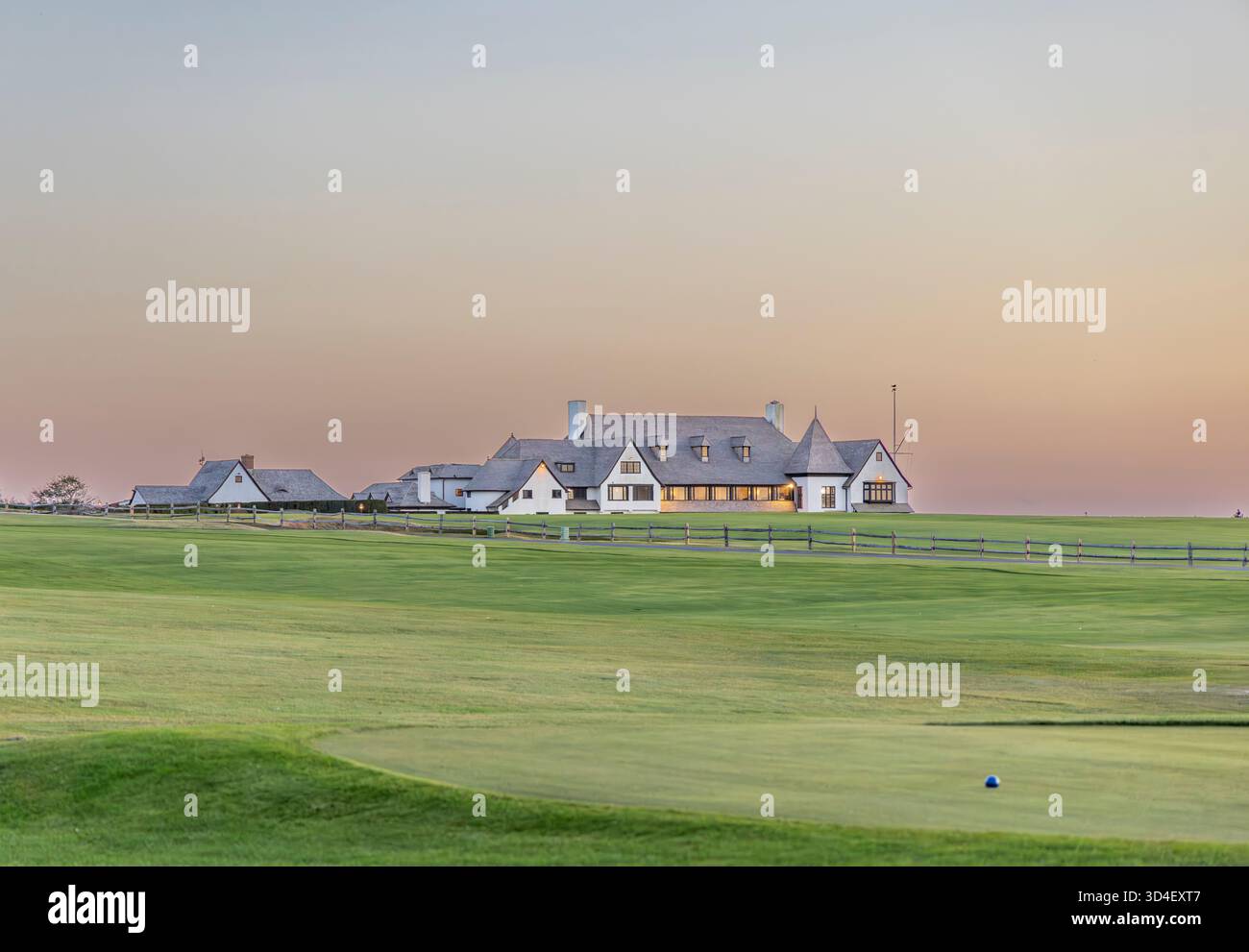 Paysage de fin de journée du club de golf Maidstone Banque D'Images