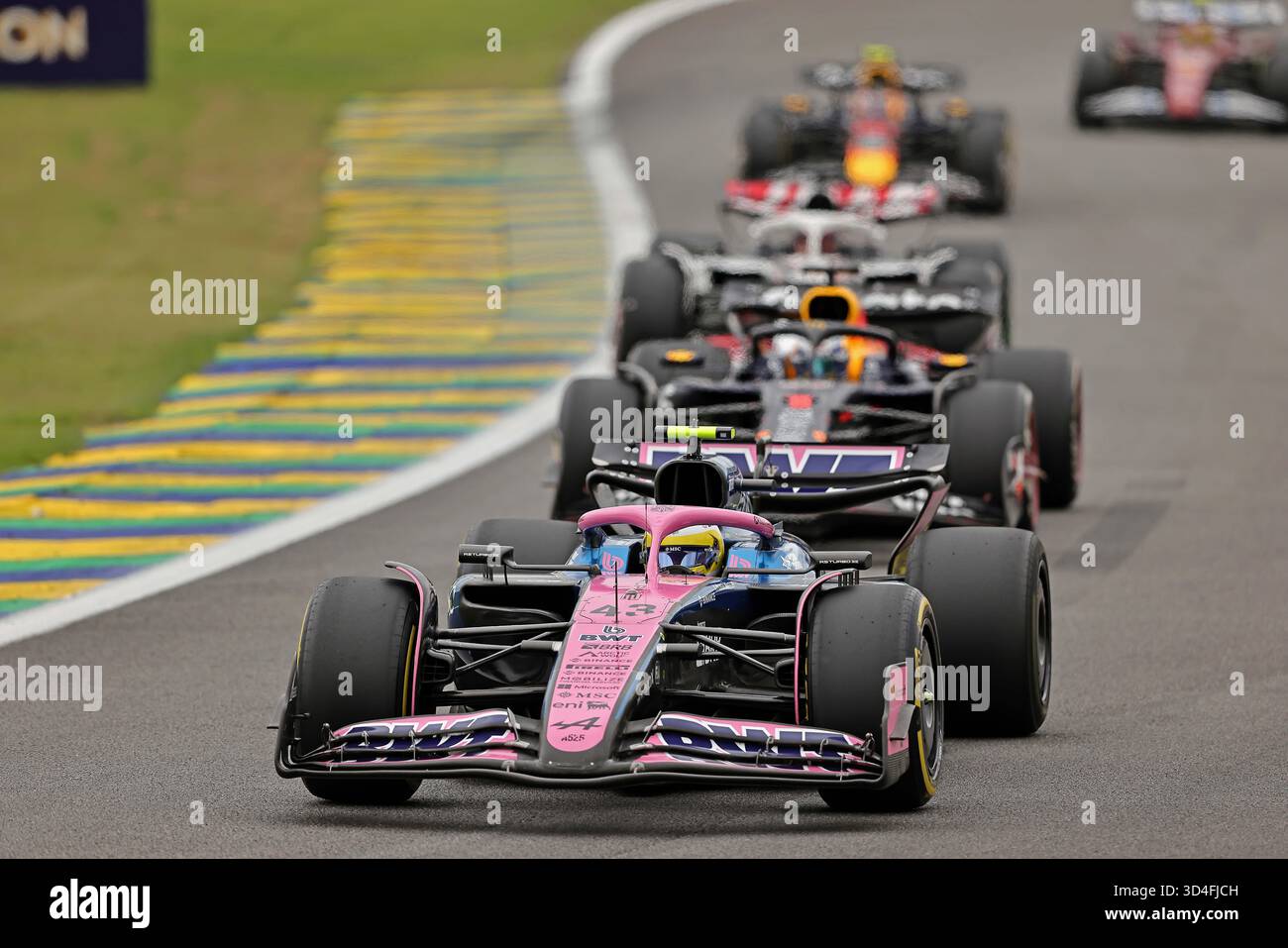 Sao Paulo, Brésil. 9 novembre 2025. Franco Colapinto (ARG) BWT Alpine F1 Team A525 Renault lors du Grand Prix de F1 du Brésil à Autodromo Jose Carlos Pace le 09 novembre 2025 à Sao Paulo, Brésil. Photo : Heuler Andrey/DiaEsportivo/Alamy Live News crédit : DiaEsportivo/Alamy Live News Banque D'Images