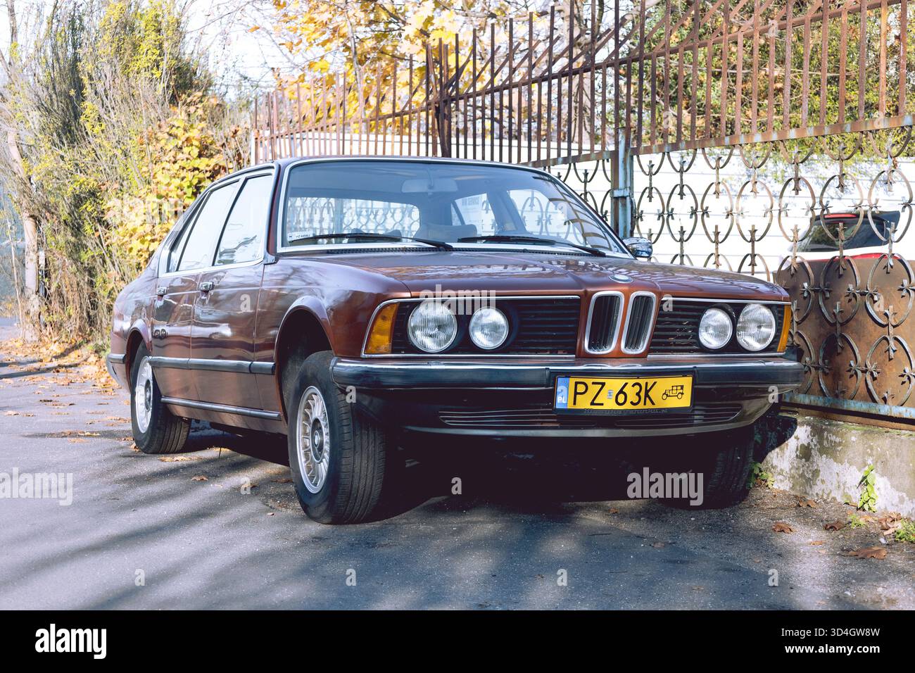BMW 733i, également connu sous le nom de BMW E23, une voiture classique de la série 7 de BMW de première génération produite de 1976 à 1986. Banque D'Images