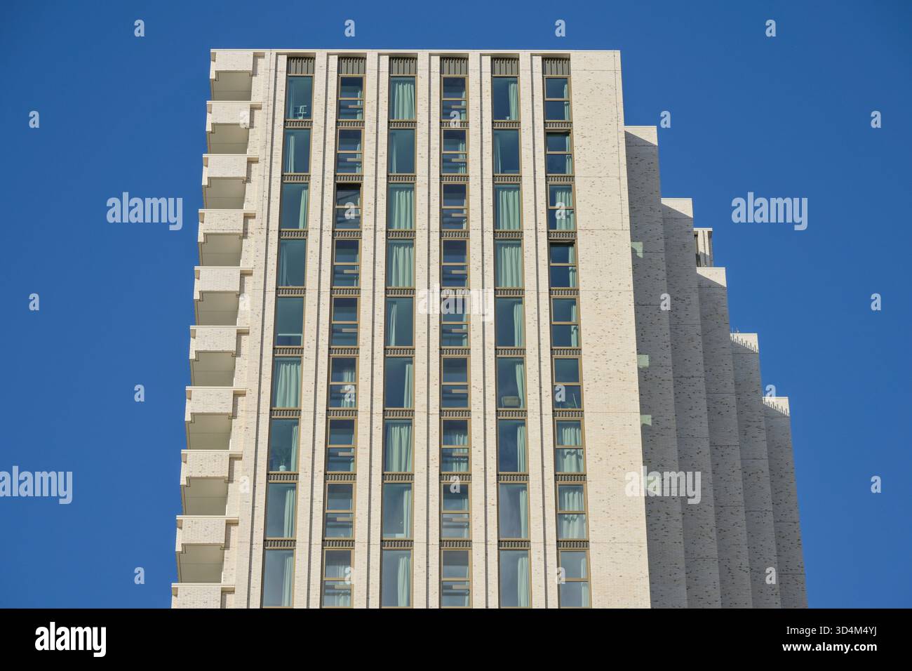 Toren Niko, Wohnturm, Hochhaus, Wohnhaus, ehemaliges Philips-Gelände Strijp-S, Eindhoven, Niederlande Banque D'Images