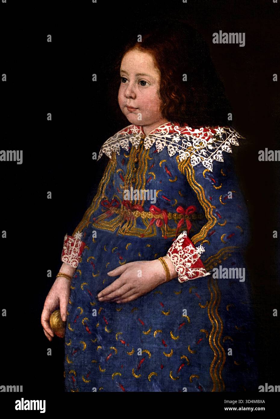 Ritratto di Fanciullo - Portrait d'enfant par Chiara Varotari Italien Italie 1584-1663 Banque D'Images