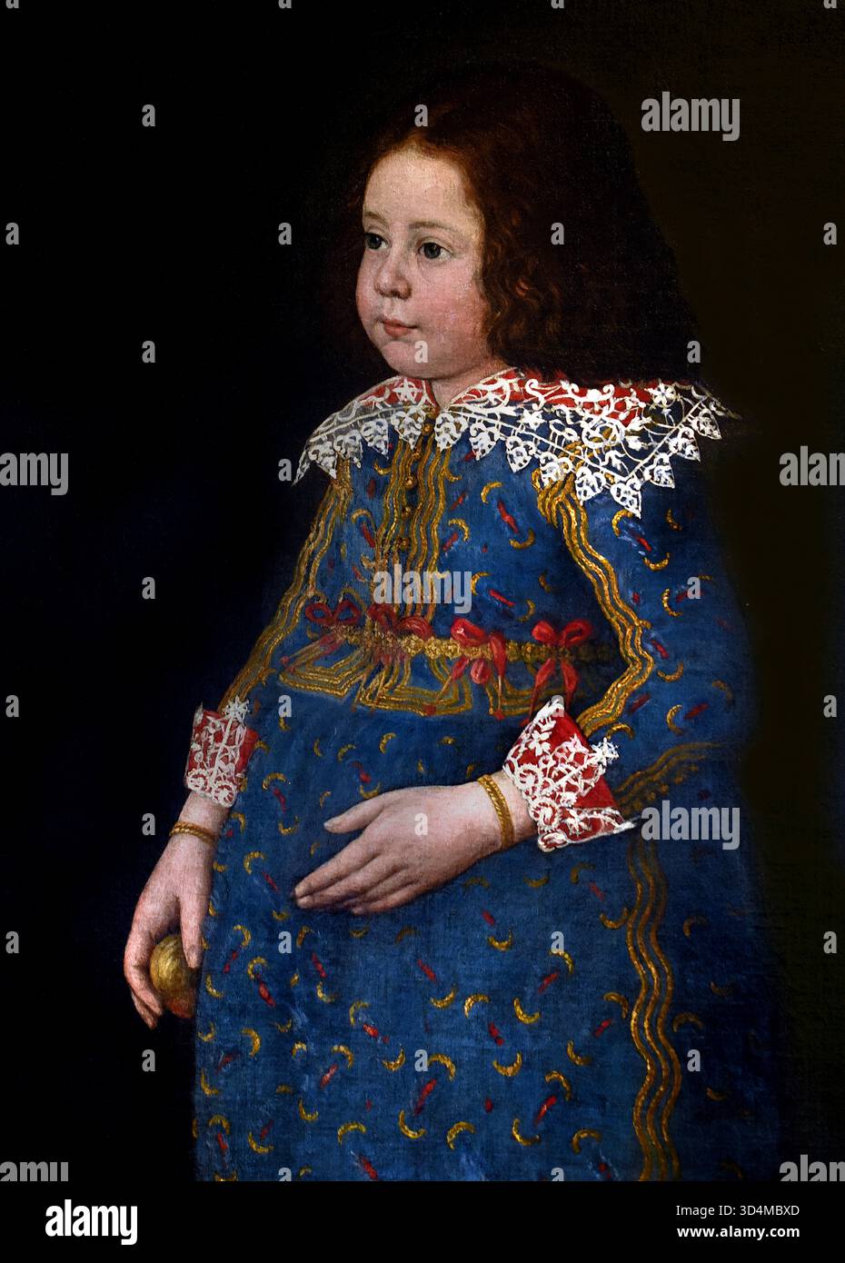 Ritratto di Fanciullo - Portrait d'enfant par Chiara Varotari Italien Italie 1584-1663 Banque D'Images