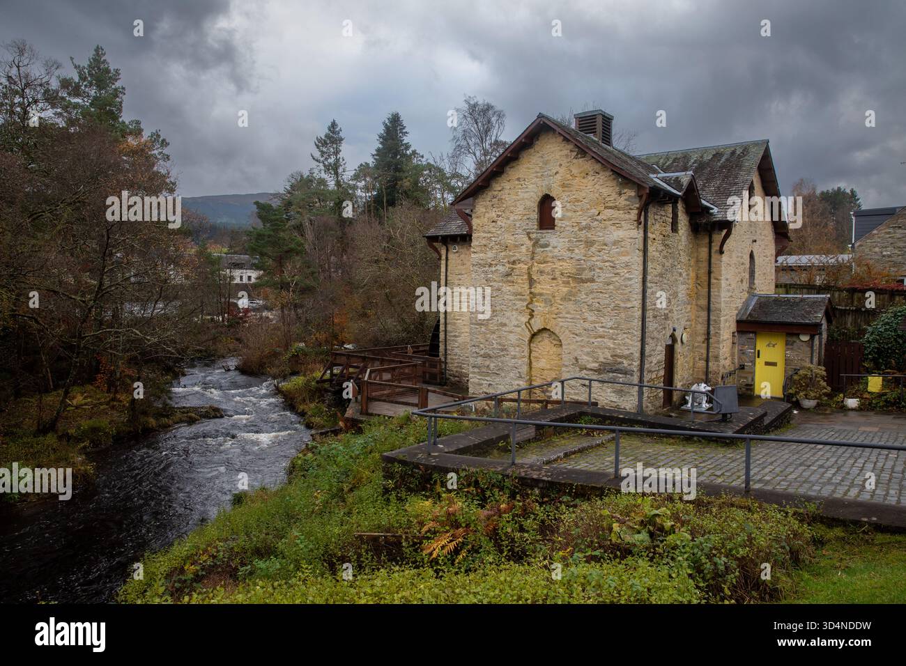 The Old Mill, Killin, Perthshire, Highlands écossais, Écosse, ROYAUME-UNI Banque D'Images