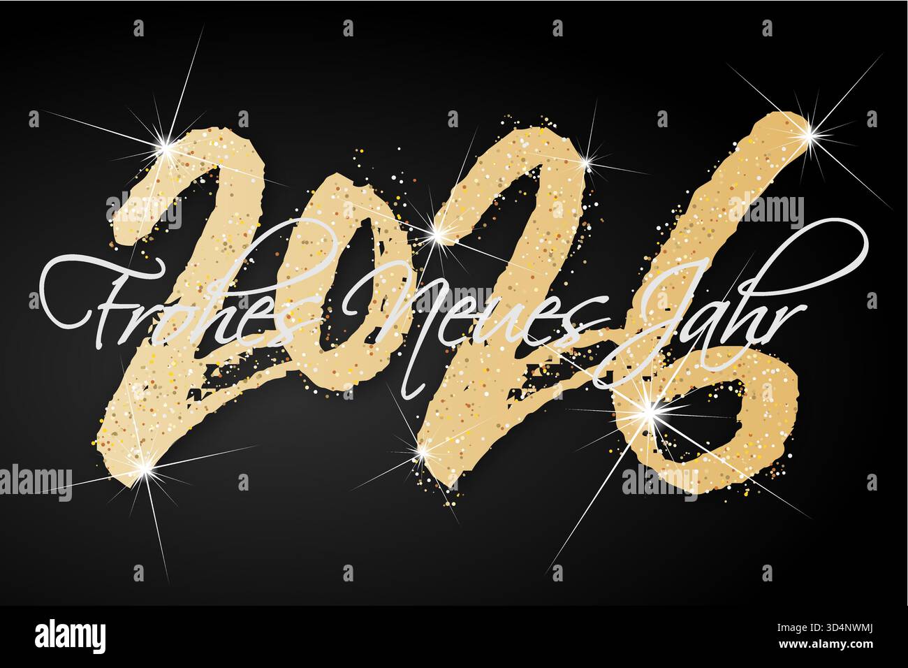 2026 - bonne année 2026 Illustration de Vecteur