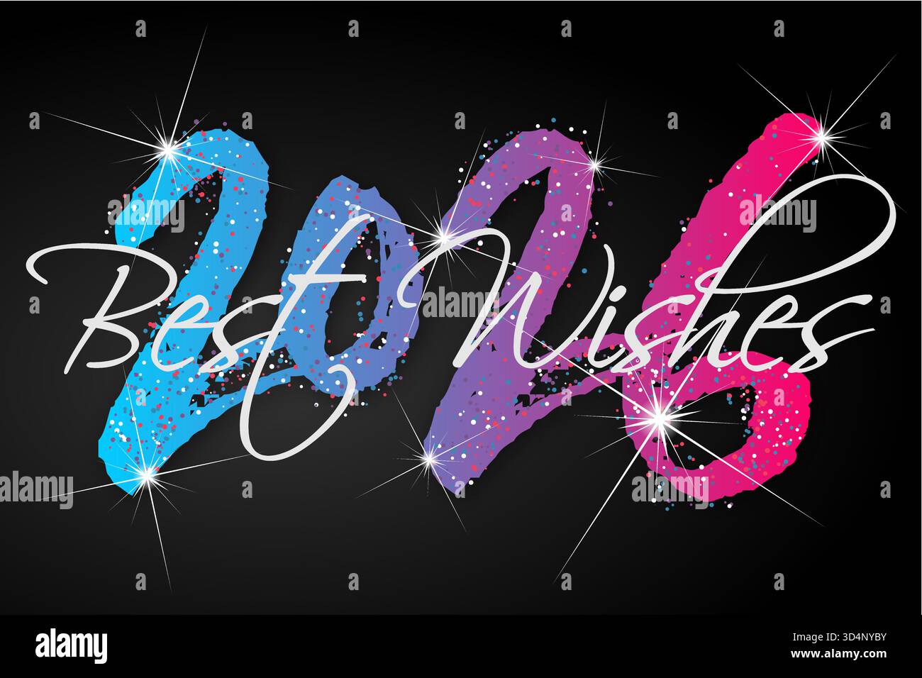 2026 - bonne année 2026 Illustration de Vecteur