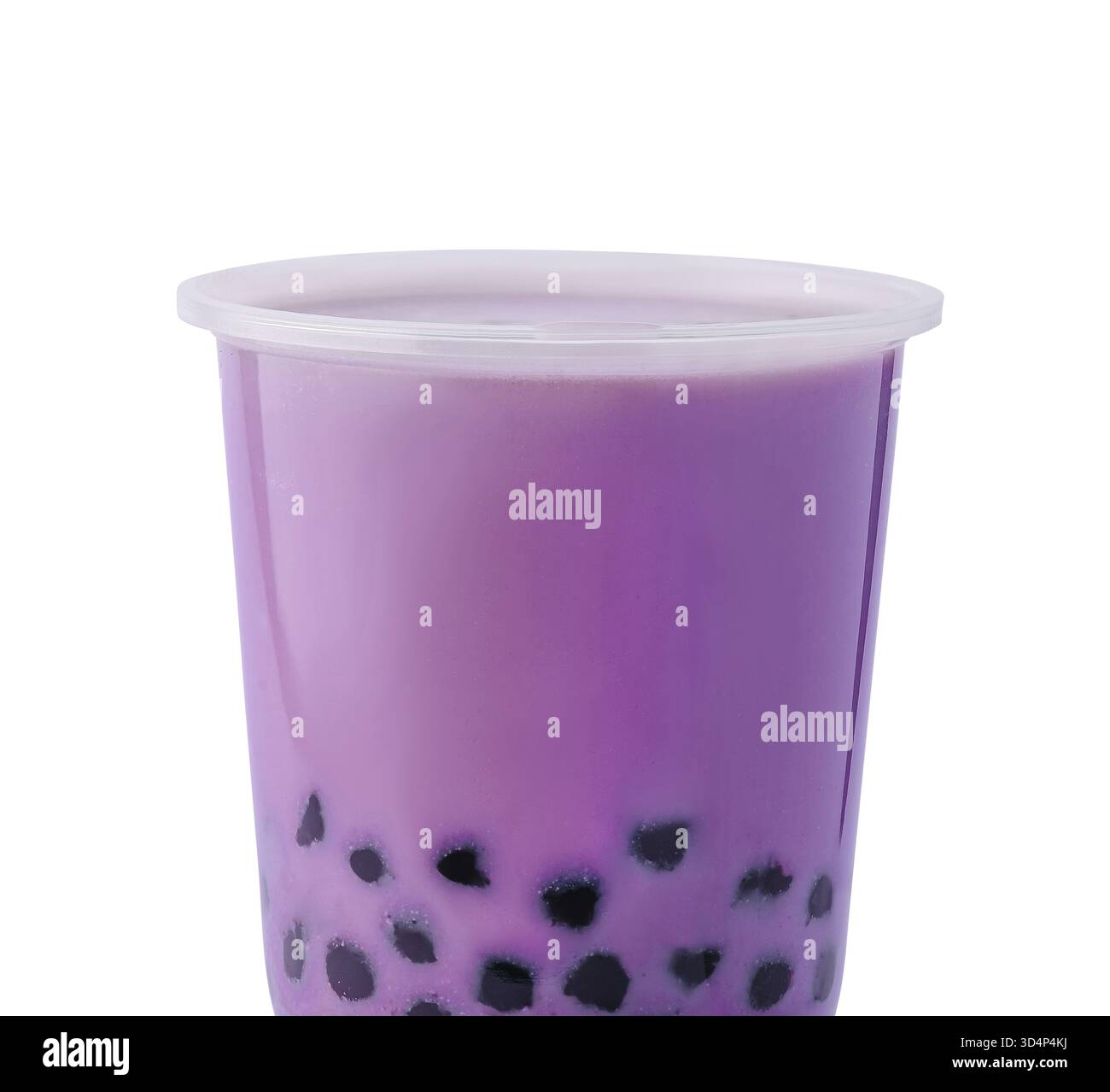 Nourriture, Bubble tea dans une tasse en plastique Banque D'Images