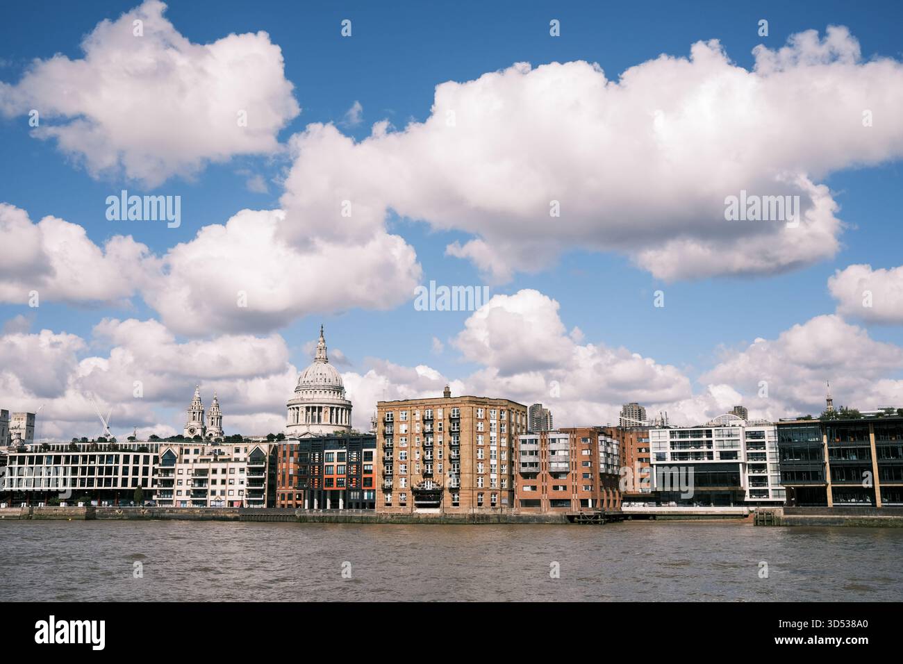 Une vue de Londres depuis la Southbank. Londres 09//01/2025 Banque D'Images
