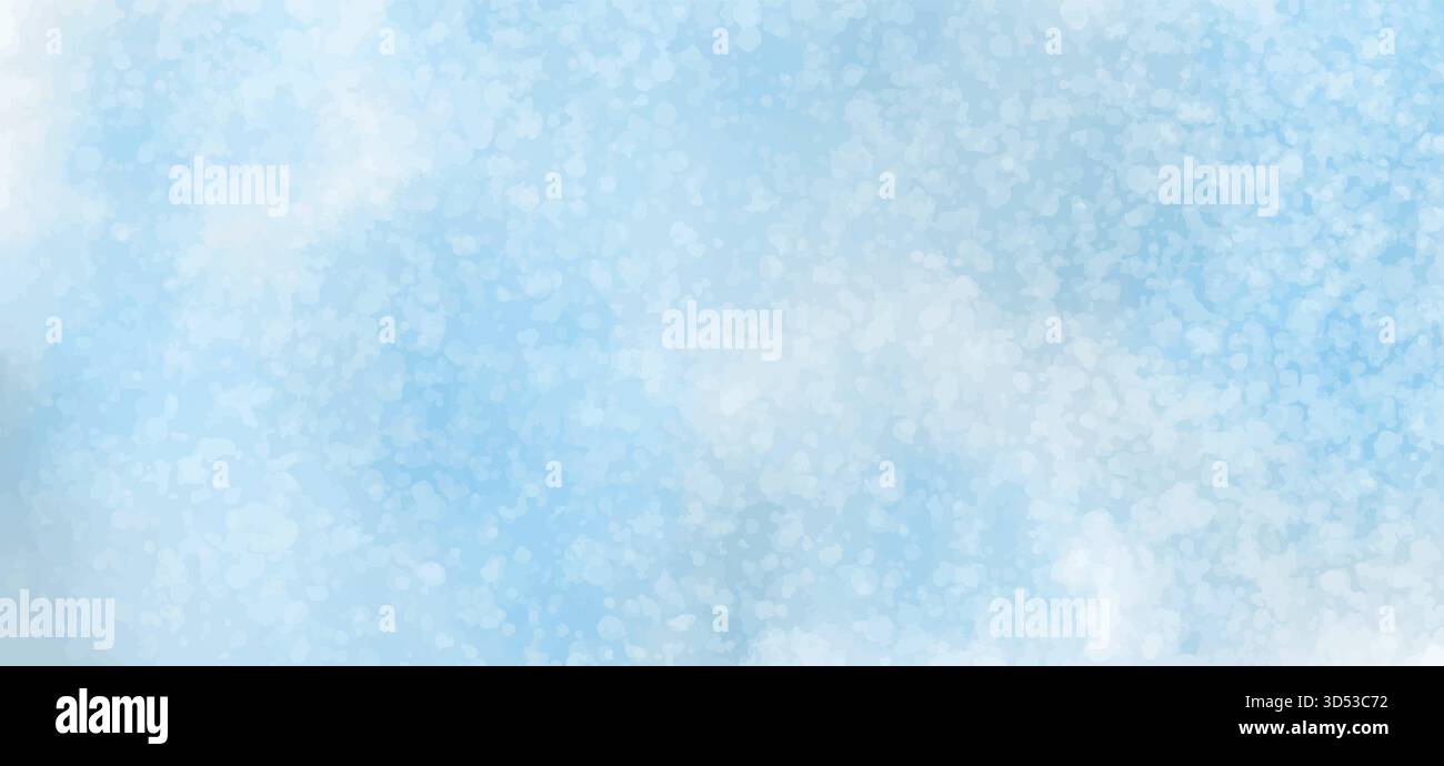 Fond de vecteur aquarelle bleu. Toile de fond de teinture carrée de peinture abstraite à la main. Fond de Noël et nouvel an Illustration de Vecteur