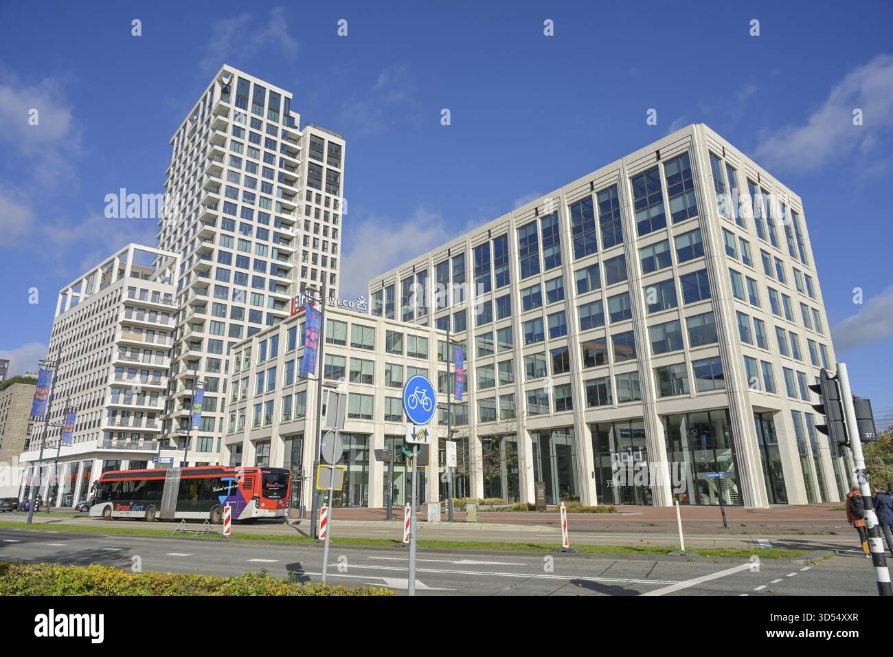 Immeuble de bureaux AUDACIEUX, Philitelaan, ancien site Philips Strijp-S, Eindhoven, pays-Bas Banque D'Images