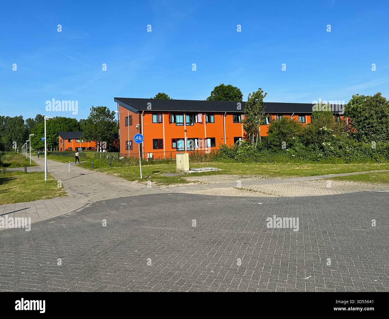 Almere, pays-Bas - 31 mai 2023 : Centre néerlandais pour demandeurs d'asile dans la ville d'Almere. Banque D'Images