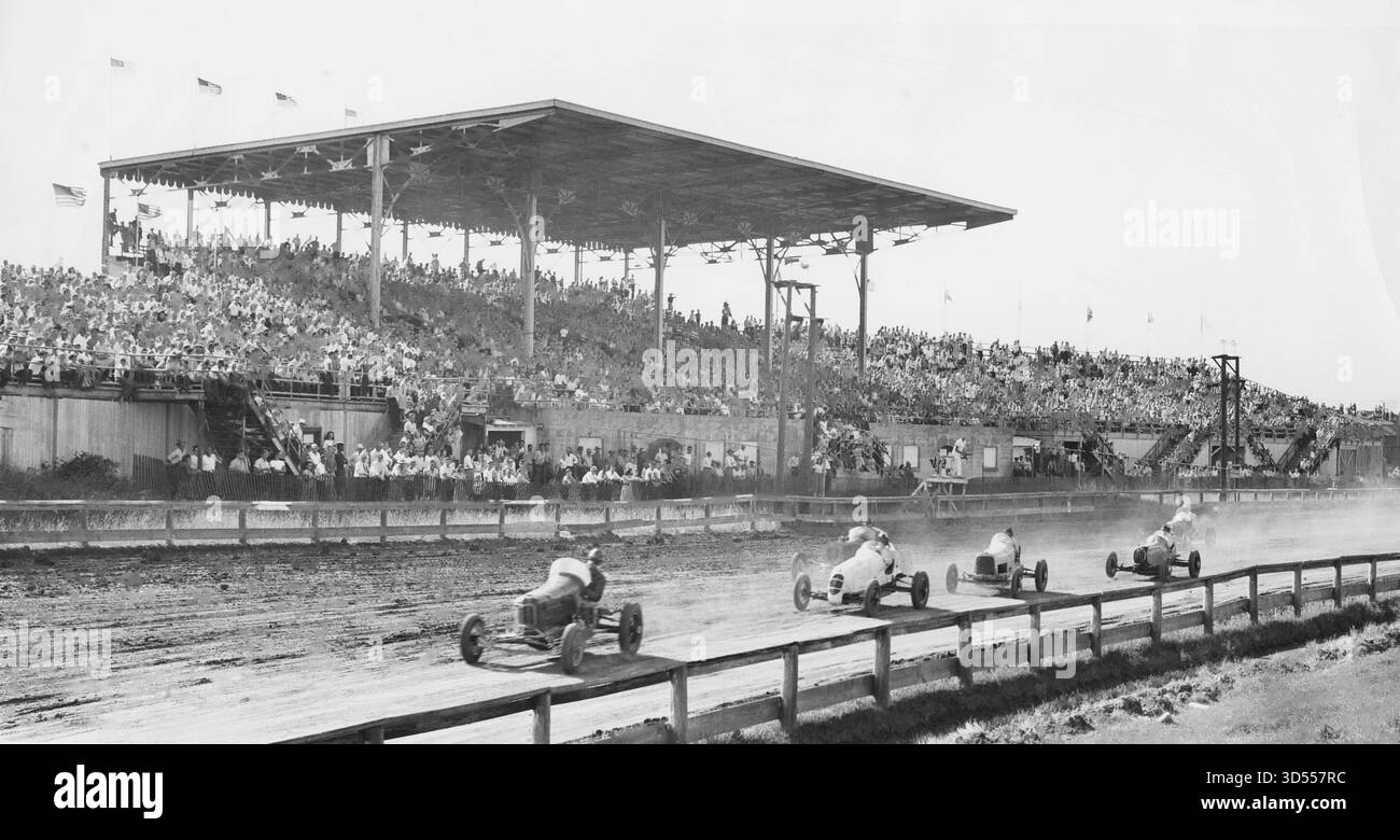 Course à la foire du comté de Louis 1948 Banque D'Images