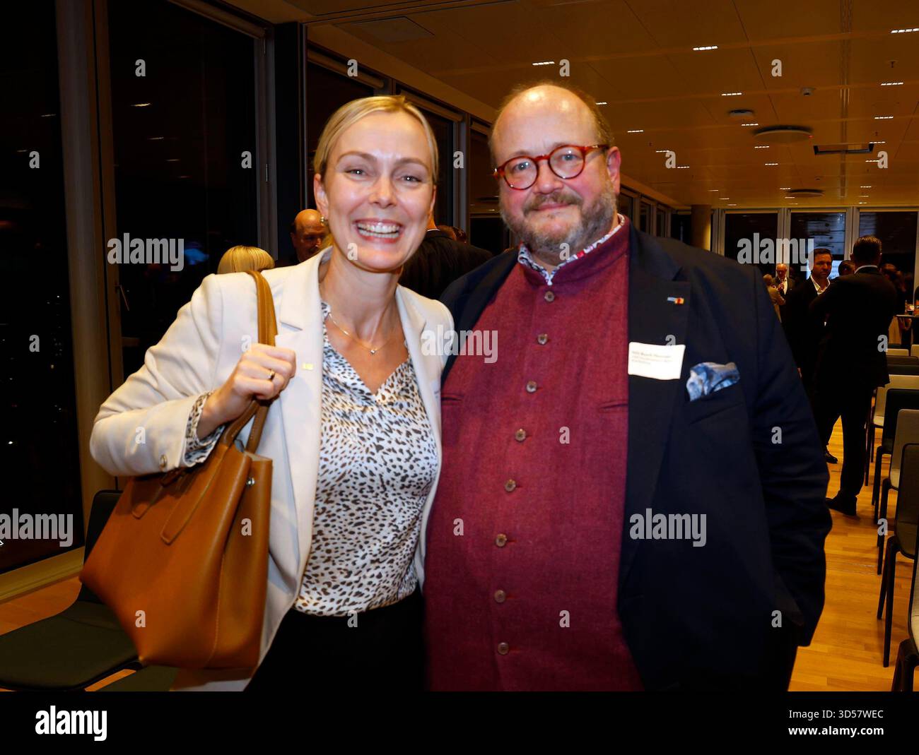 BEI der Veranstaltung Berlin auf dem Weg zu den Olympischen Spielen in der Skylounge der KPMG-Zentrale *** à l'événement Berlin en route vers les Jeux Olympiques dans le Skylounge du siège de KPMG Banque D'Images