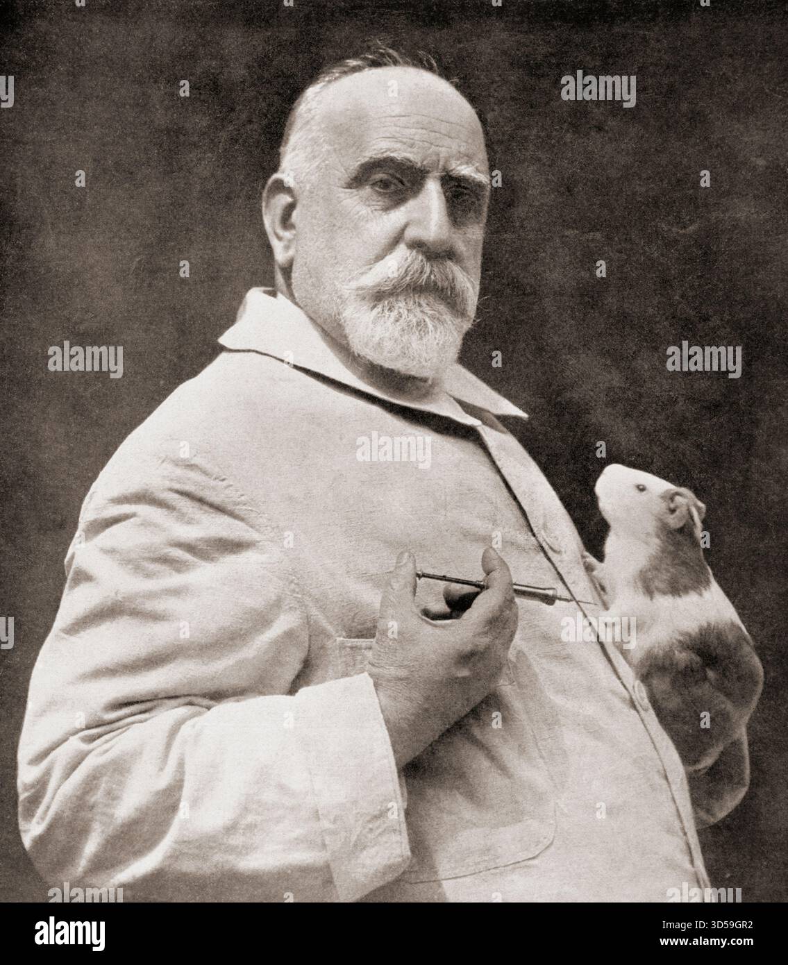 Jaume Ferran i Clua (Jaime Ferran), 1851 - 1929. Médecin espagnol, sanitariste et bactériologiste. De la Esfera, 1914. Banque D'Images