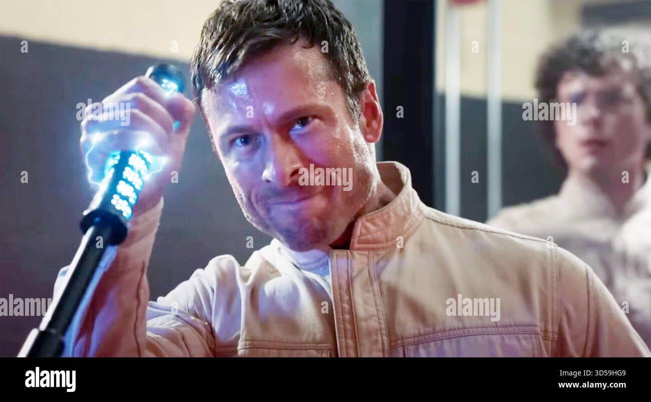 THE RUNNING MAN 2025 film Paramount Pictures avec Glen Powell Banque D'Images