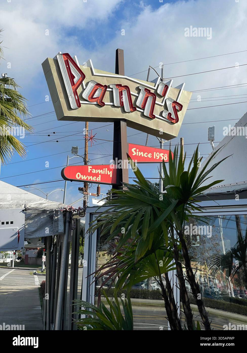 Panns Coffee Shop, Googie architecture, Inglewood, Californie, États-Unis Banque D'Images