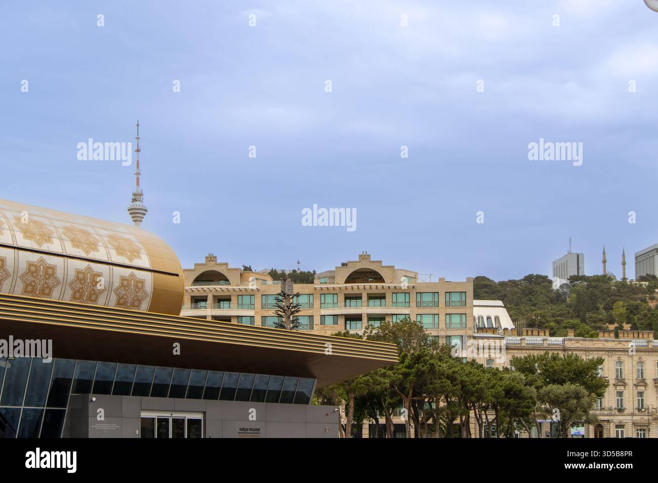 Bakou, Azerbaïdjan. Musée national du tapis d'Azerbaïdjan à Bakou. Banque D'Images