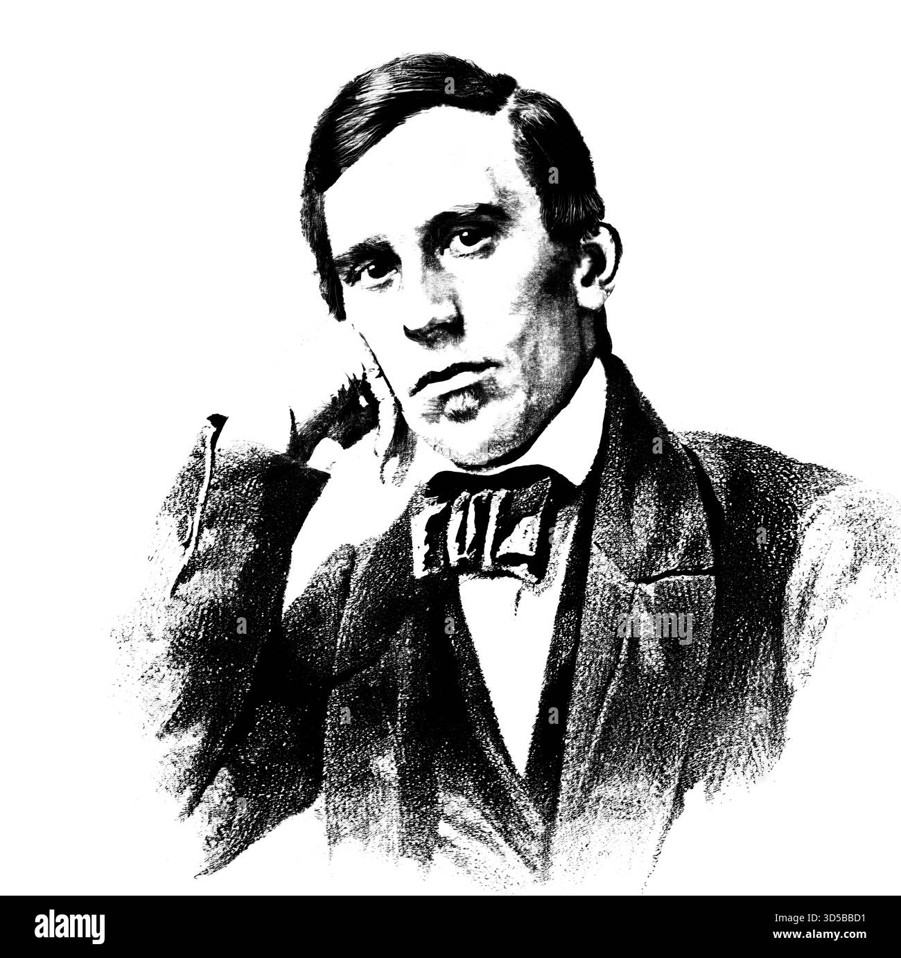 Stephen Collins Foster, 1826 – 1864, compositeur américain, optimisé numériquement Banque D'Images