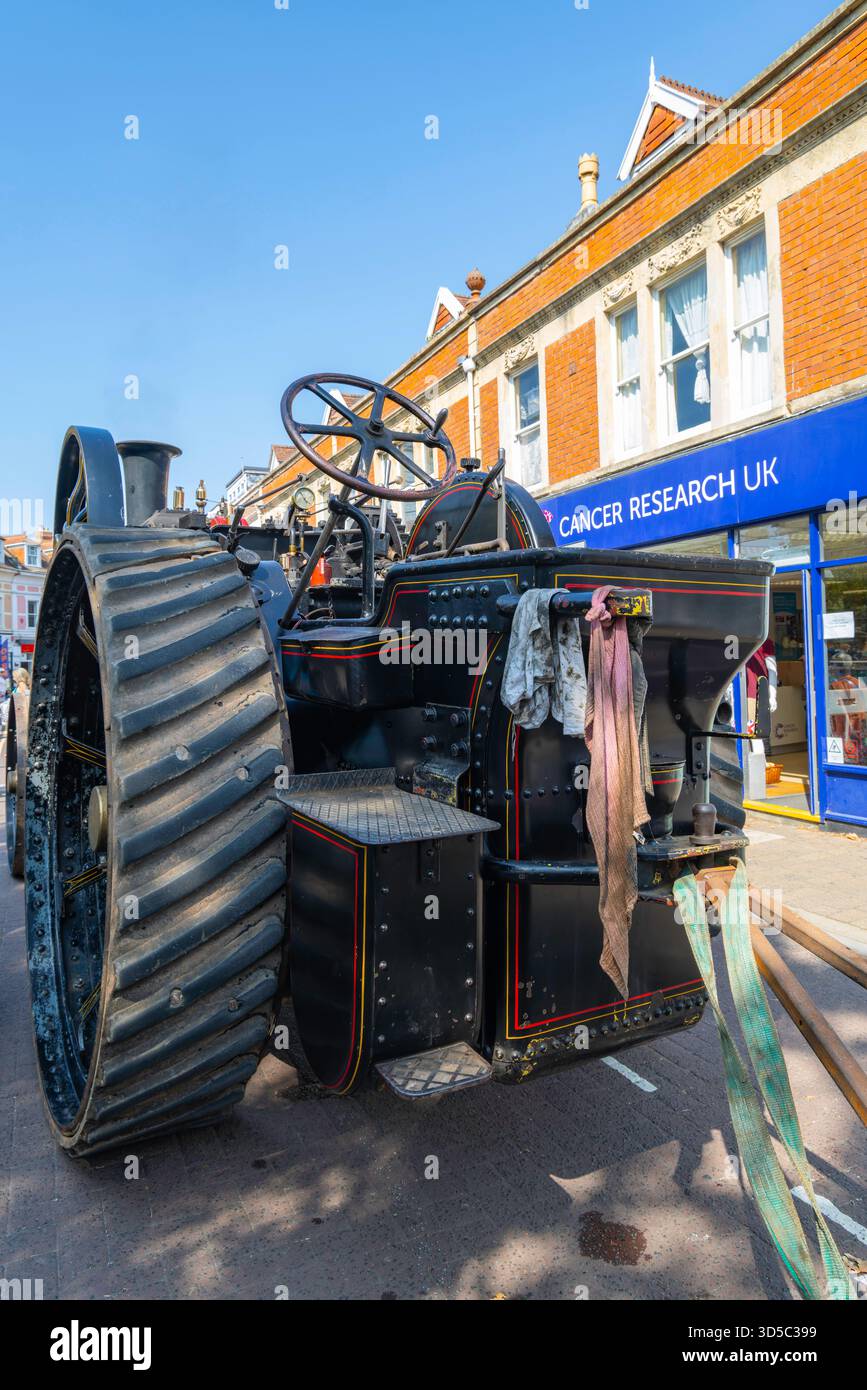 Moteur de traction à vapeur Banque D'Images